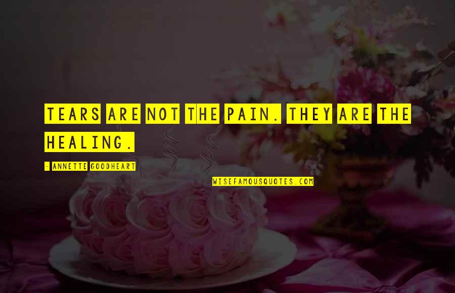 Espoon Kartta Quotes By Annette Goodheart: Tears are not the pain. They are the