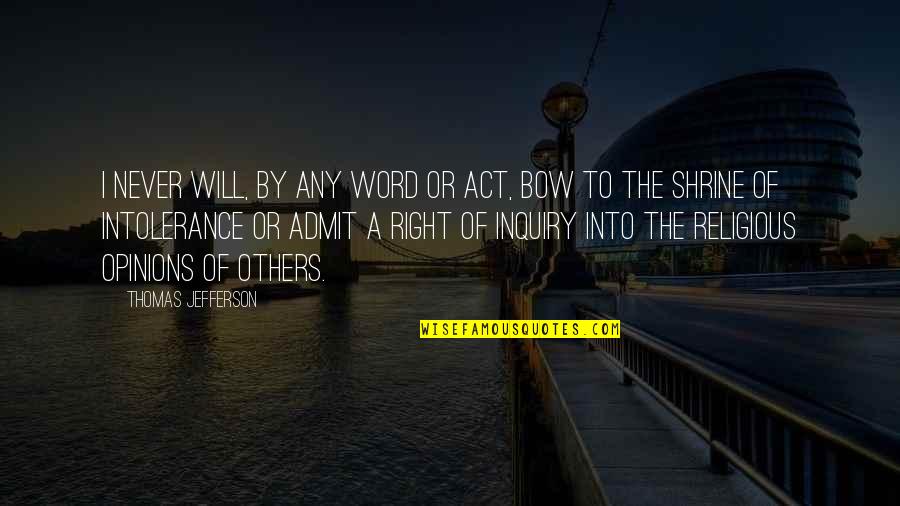 Esprimere Conjugation Quotes By Thomas Jefferson: I never will, by any word or act, Esprimere Conjugation Quotes By Thomas Jefferson: I never will, by any word or act,
