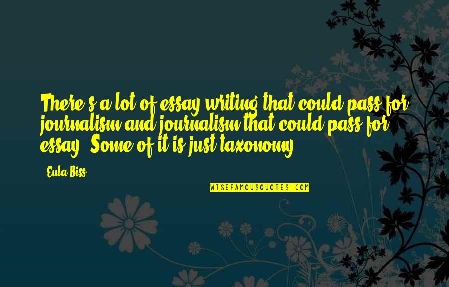 Essay Writing And Quotes By Eula Biss: There's a lot of essay writing that could