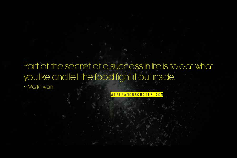 Essix Plastic Quotes By Mark Twain: Part of the secret of a success in Essix Plastic Quotes By Mark Twain: Part of the secret of a success in