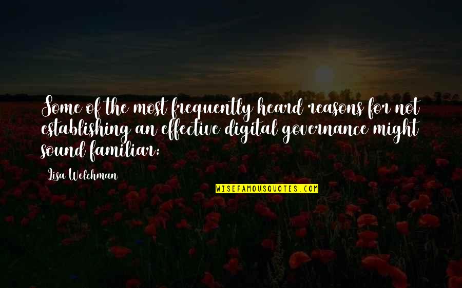 Establishing Quotes By Lisa Welchman: Some of the most frequently heard reasons for Establishing Quotes By Lisa Welchman: Some of the most frequently heard reasons for