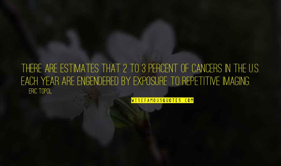 Estimates Quotes By Eric Topol: There are estimates that 2 to 3 percent