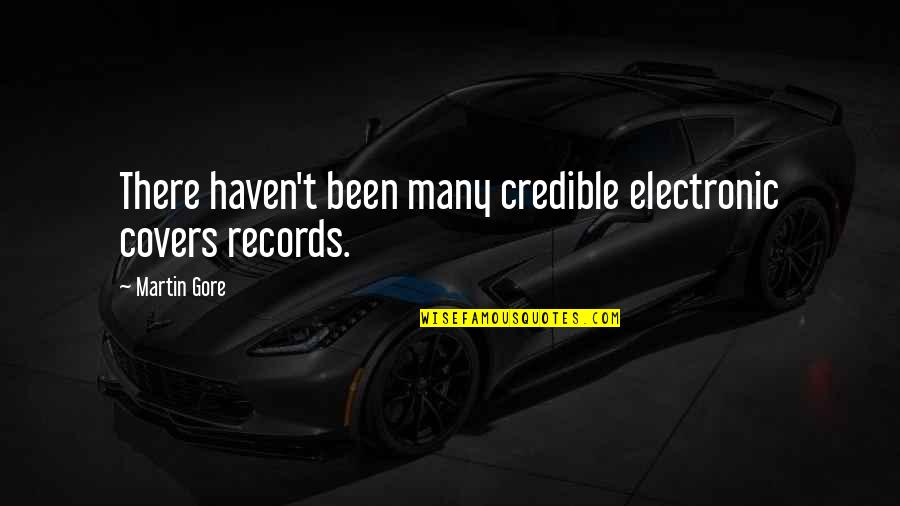 Estorbo En Quotes By Martin Gore: There haven't been many credible electronic covers records.
