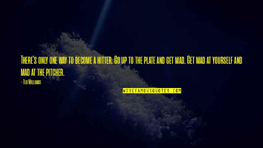 Estradas Carpet Quotes By Ted Williams: There's only one way to become a hitter.