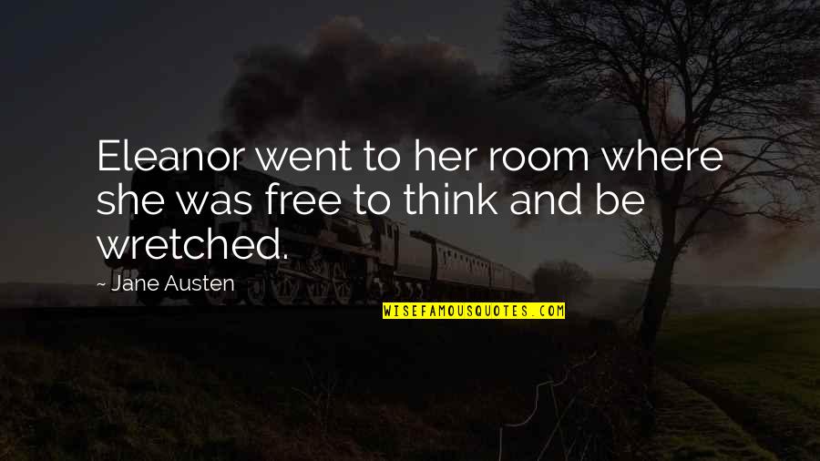 Estruendo Definicion Quotes By Jane Austen: Eleanor went to her room where she was