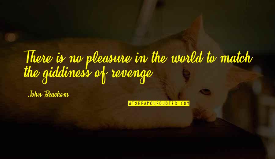 Etapas De Un Quotes By John Beachem: There is no pleasure in the world to