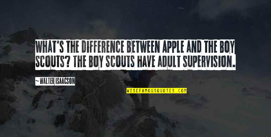 Eudoxia's Quotes By Walter Isaacson: What's the difference between Apple and the Boy