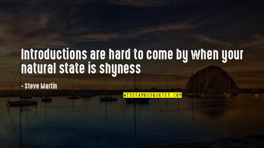 Euphemia Lofton Haynes Quotes By Steve Martin: Introductions are hard to come by when your