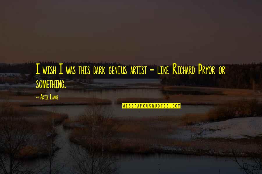 Euro Area Map Quotes By Artie Lange: I wish I was this dark genius artist