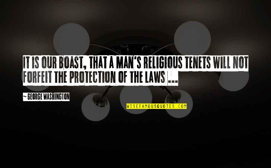 Europe Is Like A Powder Keg Quote Quotes By George Washington: It is our boast, that a man's religious Europe Is Like A Powder Keg Quote Quotes By George Washington: It is our boast, that a man's religious