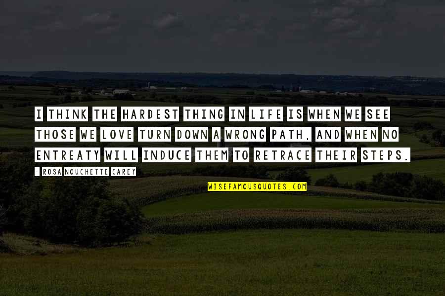 Eusonic Quotes By Rosa Nouchette Carey: I think the hardest thing in life is Eusonic Quotes By Rosa Nouchette Carey: I think the hardest thing in life is