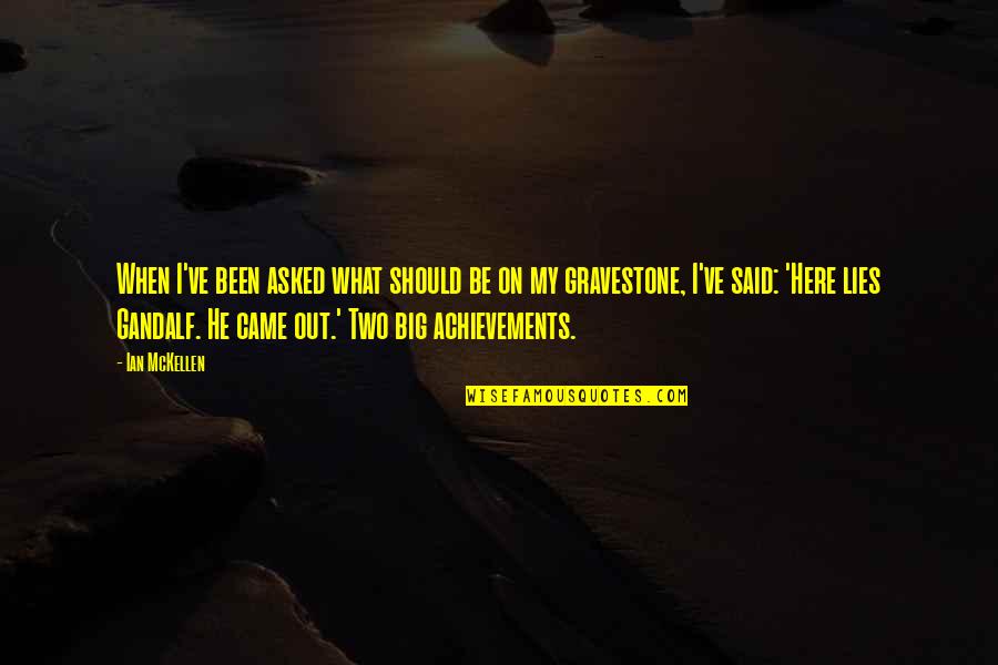 Evan Peters Quotes By Ian McKellen: When I've been asked what should be on Evan Peters Quotes By Ian McKellen: When I've been asked what should be on