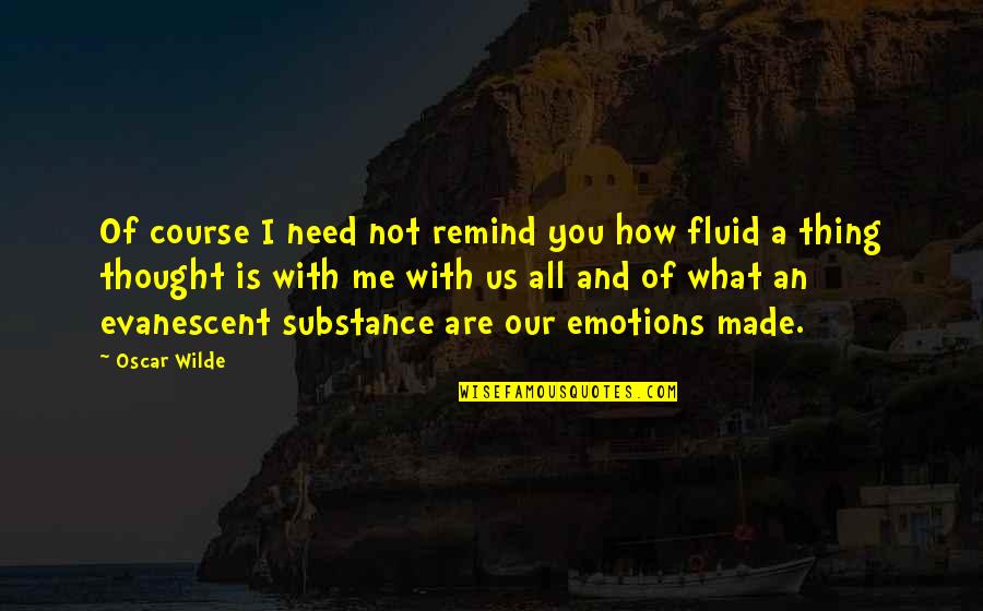 Evanescent Quotes By Oscar Wilde: Of course I need not remind you how Evanescent Quotes By Oscar Wilde: Of course I need not remind you how