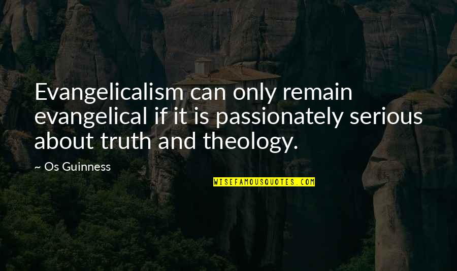 Evangelicalism Quotes By Os Guinness: Evangelicalism can only remain evangelical if it is