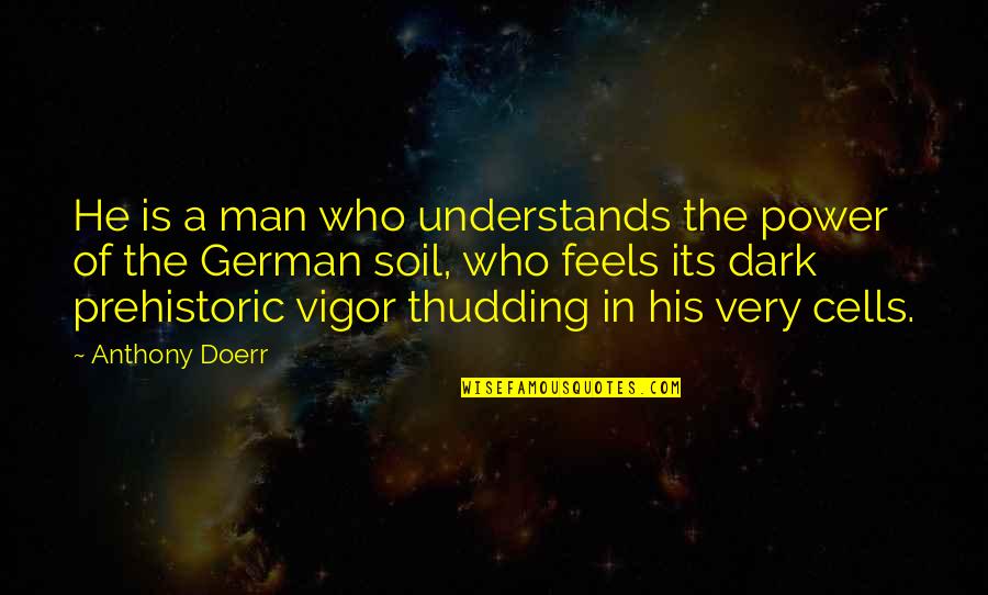 Evelina's Quotes By Anthony Doerr: He is a man who understands the power