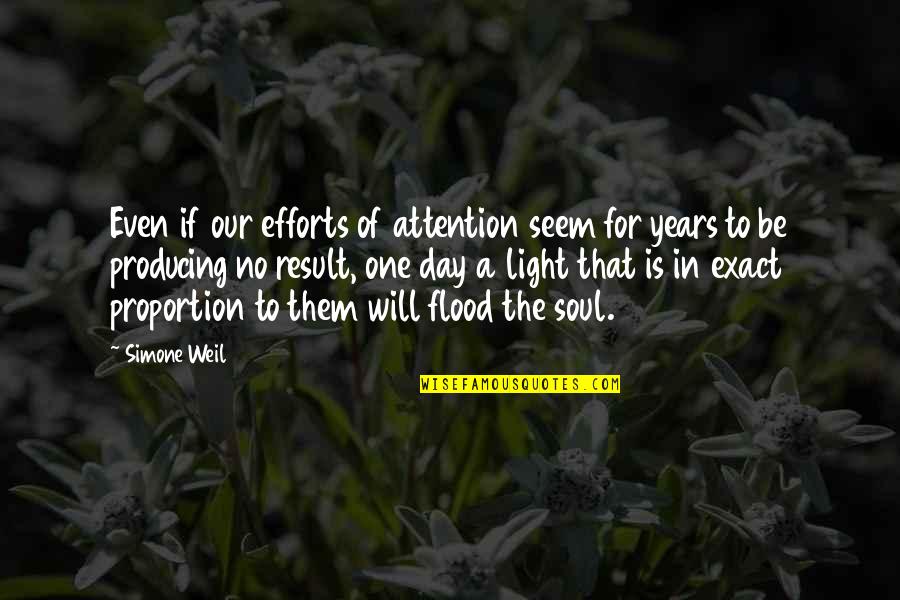 Even Years Quotes By Simone Weil: Even if our efforts of attention seem for Even Years Quotes By Simone Weil: Even if our efforts of attention seem for