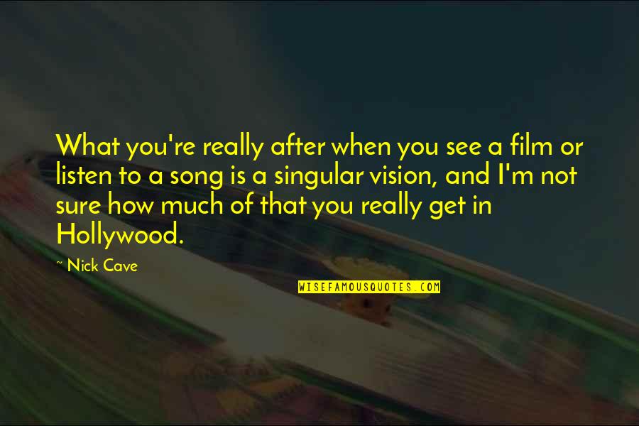 Ever After Film Quotes By Nick Cave: What you're really after when you see a
