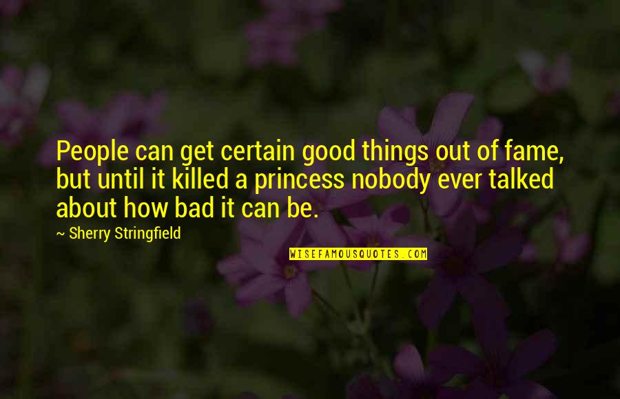 Everymans Journey Quotes By Sherry Stringfield: People can get certain good things out of Everymans Journey Quotes By Sherry Stringfield: People can get certain good things out of