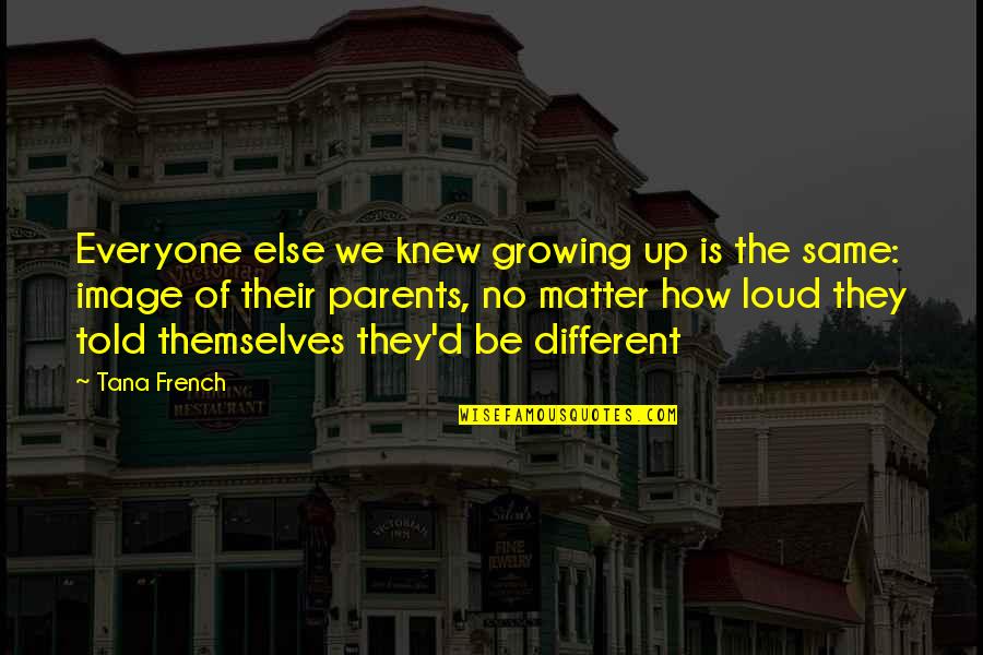 Everyone Is For Themselves Quotes By Tana French: Everyone else we knew growing up is the