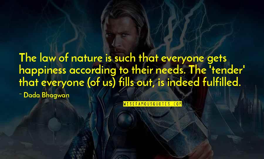Everyone Needs Quotes By Dada Bhagwan: The law of nature is such that everyone Everyone Needs Quotes By Dada Bhagwan: The law of nature is such that everyone