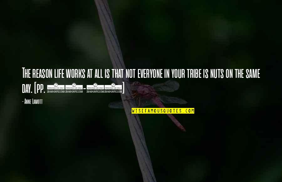 Everyone Not The Same Quotes By Anne Lamott: The reason life works at all is that