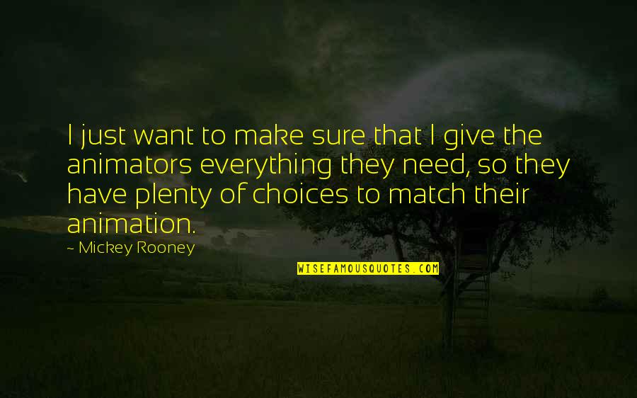 Everything I Want Quotes By Mickey Rooney: I just want to make sure that I