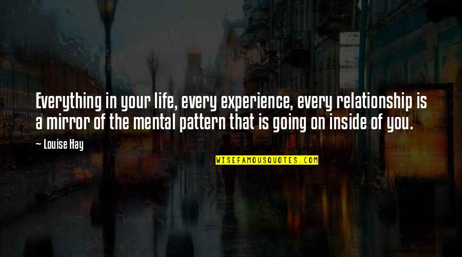 Everything Is Mental Quotes By Louise Hay: Everything in your life, every experience, every relationship Everything Is Mental Quotes By Louise Hay: Everything in your life, every experience, every relationship