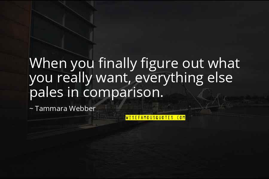 Everything You Want Quotes By Tammara Webber: When you finally figure out what you really