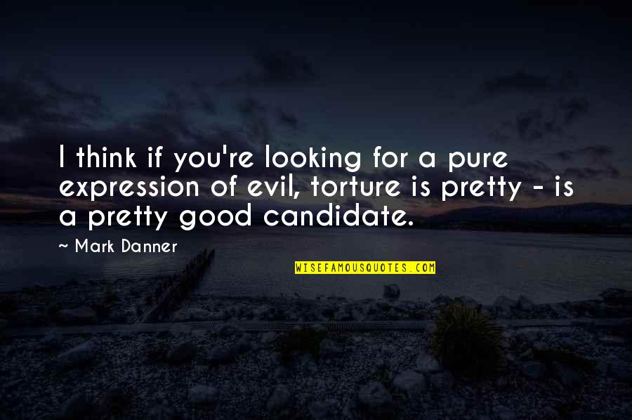 Evil Thinking Quotes By Mark Danner: I think if you're looking for a pure