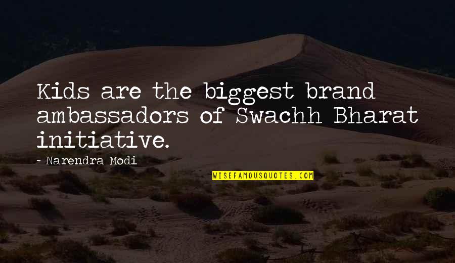 Evolutietheorie Quotes By Narendra Modi: Kids are the biggest brand ambassadors of Swachh