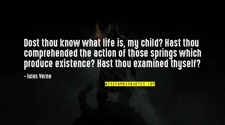 Examined Quotes By Jules Verne: Dost thou know what life is, my child?