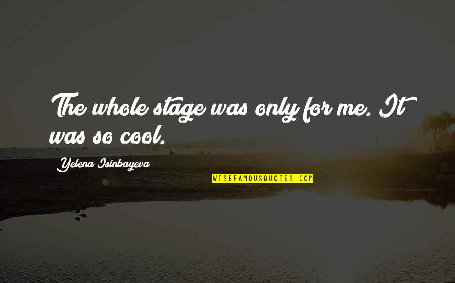 Example Paper With Block Quotes By Yelena Isinbayeva: The whole stage was only for me. It Example Paper With Block Quotes By Yelena Isinbayeva: The whole stage was only for me. It