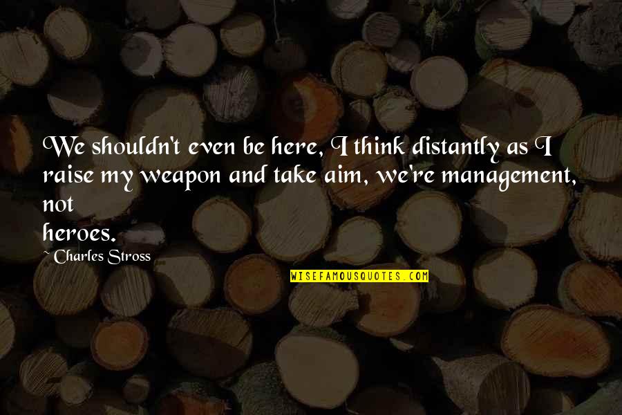 Examples Of Transcendentalism In Into The Wild Quotes By Charles Stross: We shouldn't even be here, I think distantly