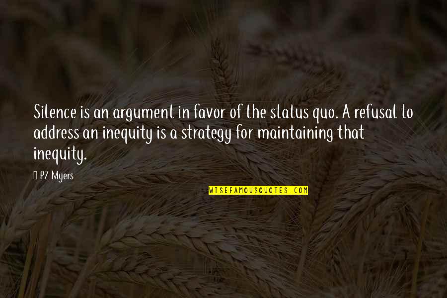 Exams Start Tomorrow Quotes By PZ Myers: Silence is an argument in favor of the Exams Start Tomorrow Quotes By PZ Myers: Silence is an argument in favor of the