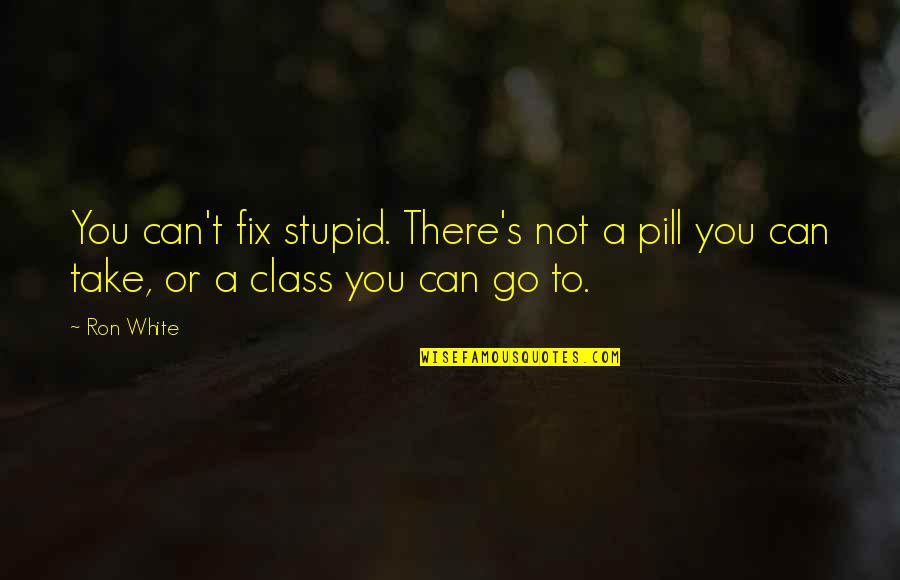 Excel Cell Add Quotes By Ron White: You can't fix stupid. There's not a pill