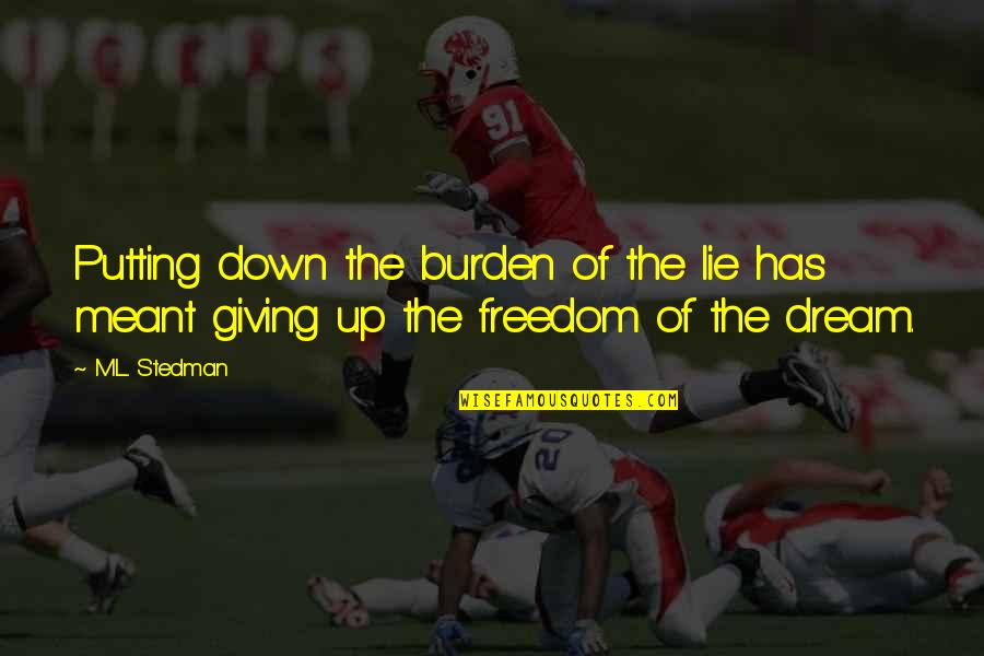 Excel Extract Values Between Quotes By M.L. Stedman: Putting down the burden of the lie has