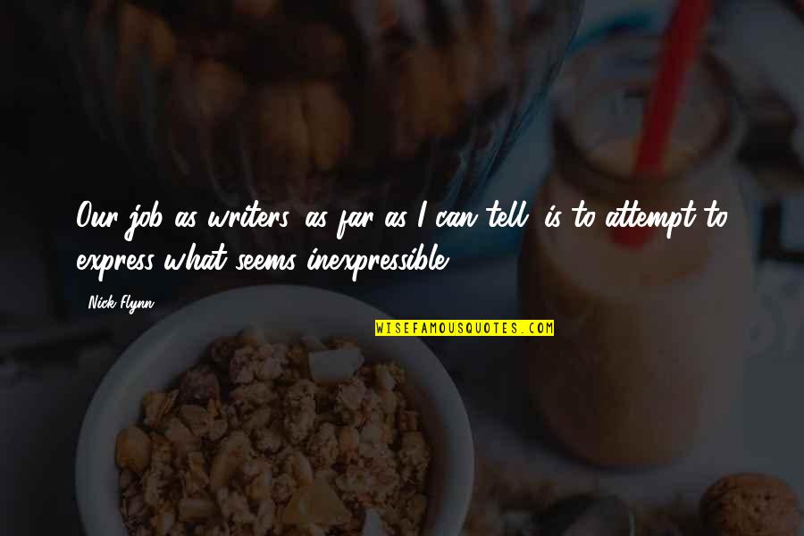 Excel Extract Values Between Quotes By Nick Flynn: Our job as writers, as far as I