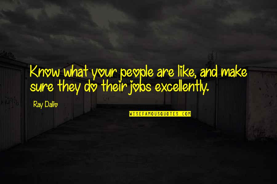 Excellently Quotes By Ray Dalio: Know what your people are like, and make