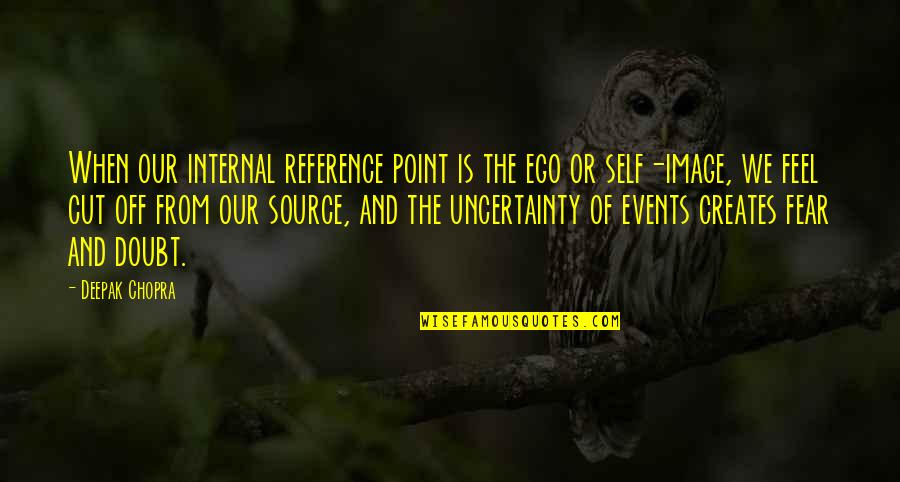 Exclusivity Synonym Quotes By Deepak Chopra: When our internal reference point is the ego Exclusivity Synonym Quotes By Deepak Chopra: When our internal reference point is the ego