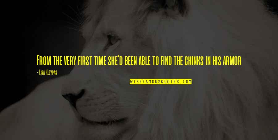 Exemplo De Carta Quotes By Lisa Kleypas: From the very first time she'd been able