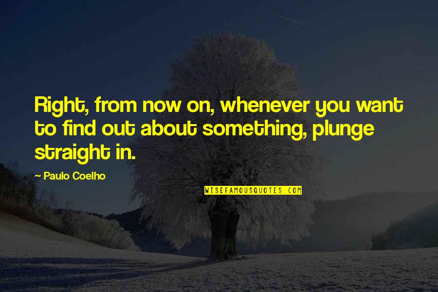 Exene Cervenka Quotes By Paulo Coelho: Right, from now on, whenever you want to