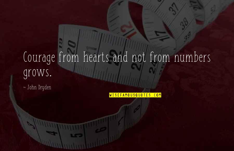 Exersaucer For Babies Quotes By John Dryden: Courage from hearts and not from numbers grows. Exersaucer For Babies Quotes By John Dryden: Courage from hearts and not from numbers grows.