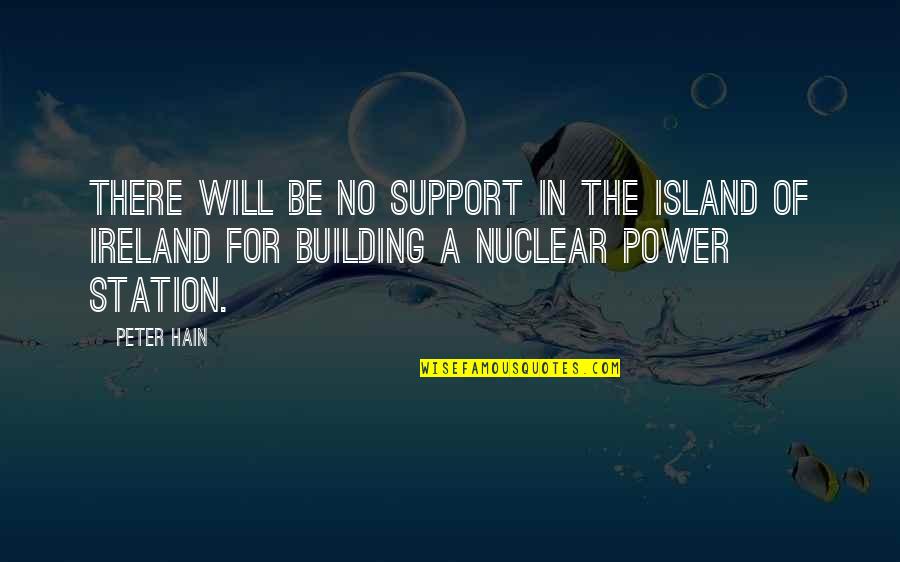 Existujou Quotes By Peter Hain: There will be no support in the island