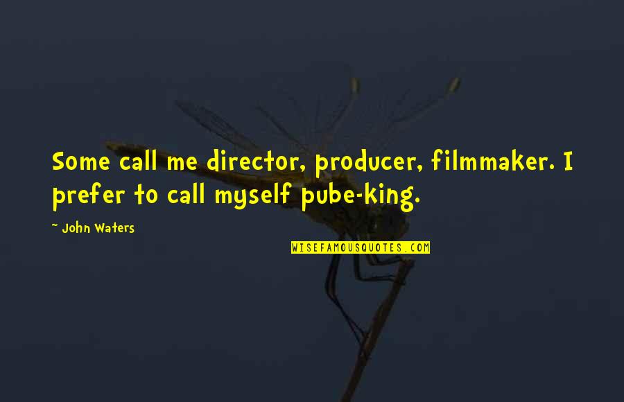 Exit And Reentry Quotes By John Waters: Some call me director, producer, filmmaker. I prefer