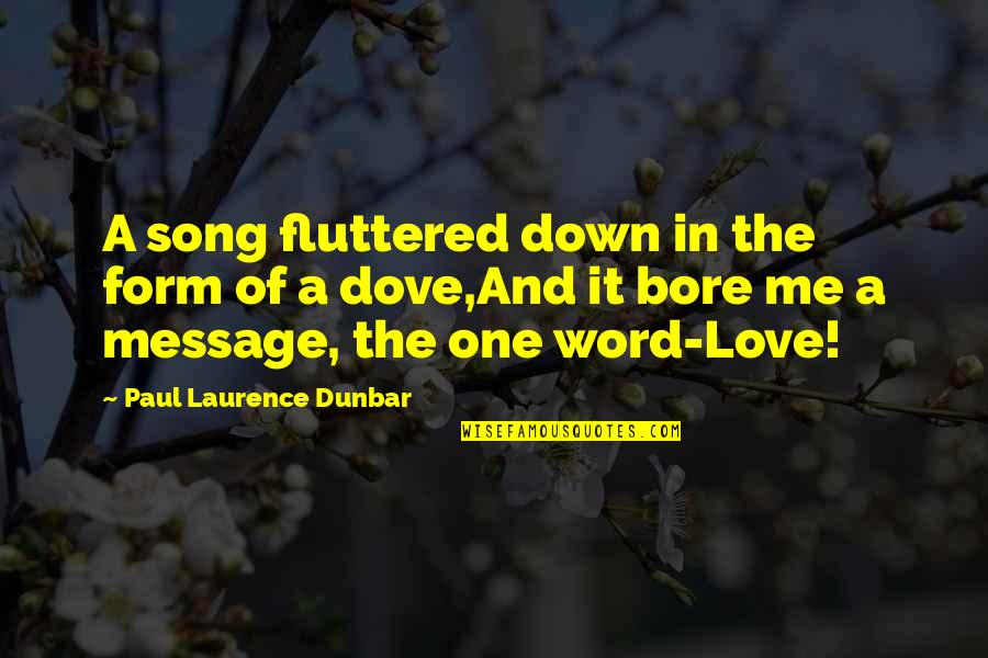Exitos De Jabier Solis Quotes By Paul Laurence Dunbar: A song fluttered down in the form of Exitos De Jabier Solis Quotes By Paul Laurence Dunbar: A song fluttered down in the form of