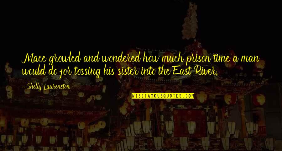 Expensively Finished Quotes By Shelly Laurenston: Mace growled and wondered how much prison time