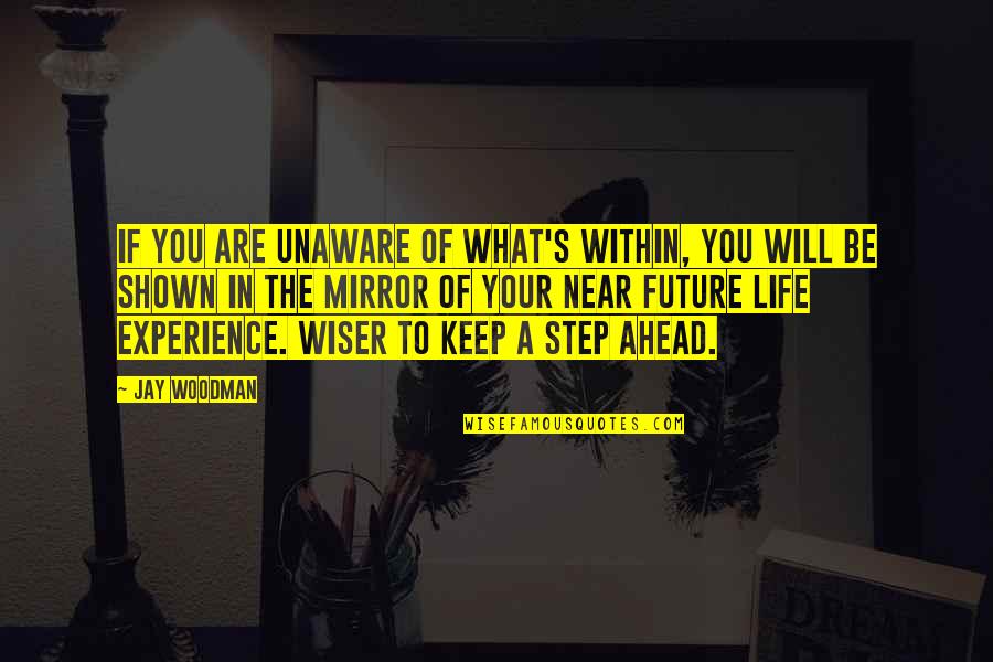 Experience And Future Quotes By Jay Woodman: If you are unaware of what's within, you