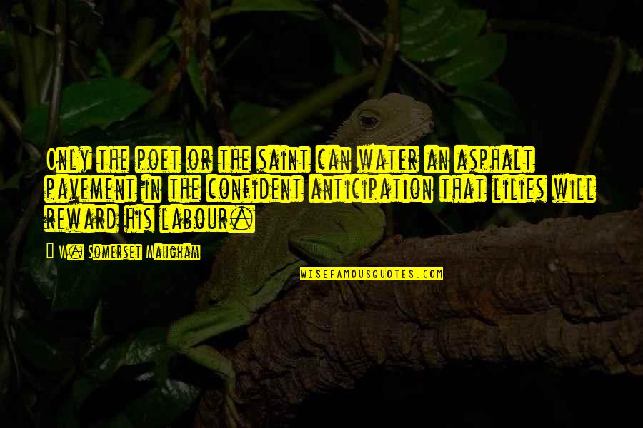 Experiencers Vals Quotes By W. Somerset Maugham: Only the poet or the saint can water Experiencers Vals Quotes By W. Somerset Maugham: Only the poet or the saint can water