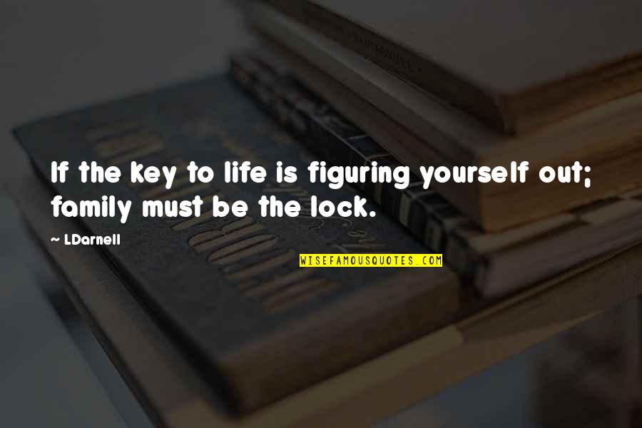 Experiences And Lessons Quotes By LDarnell: If the key to life is figuring yourself