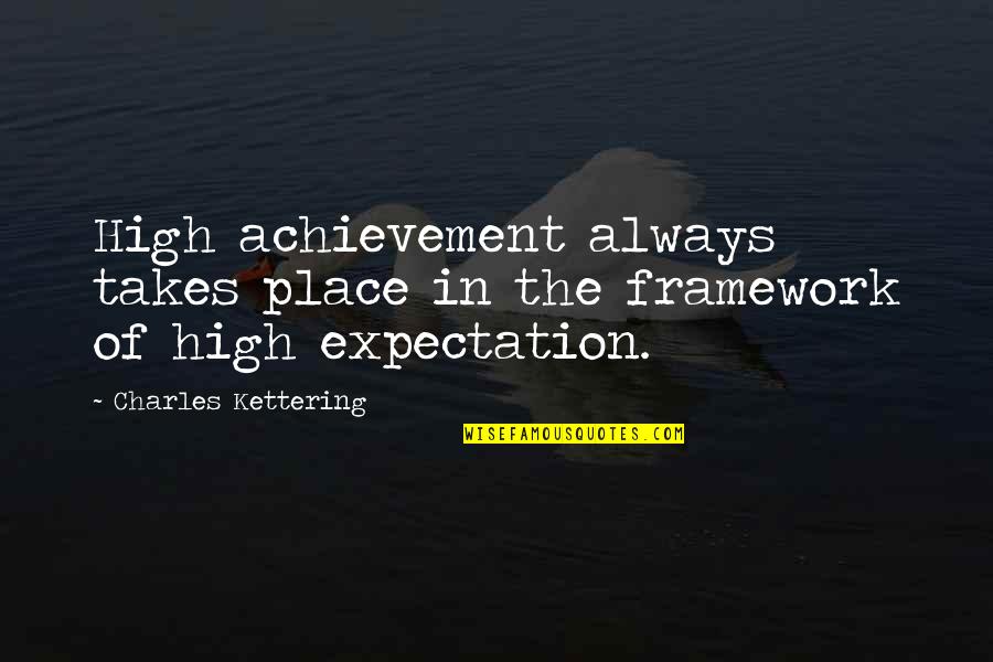 Experimenting With Voice Quotes By Charles Kettering: High achievement always takes place in the framework Experimenting With Voice Quotes By Charles Kettering: High achievement always takes place in the framework